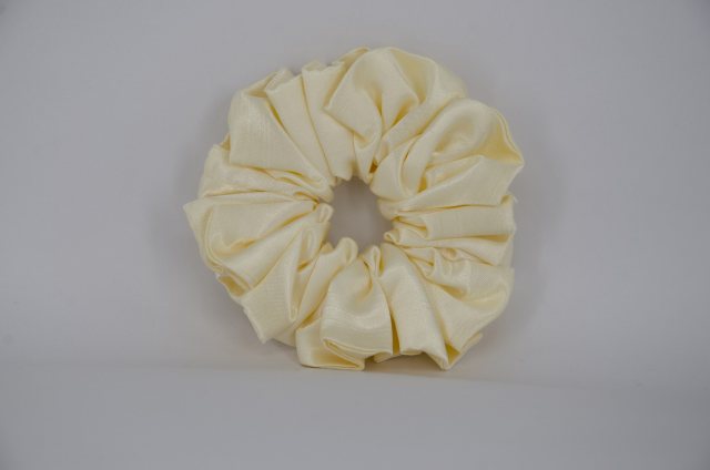 Equi-Jewel by Emily Galtry (39) Cream Single Colour Scrunchie
