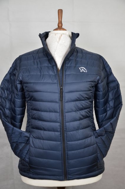 Equi-Jewel by Emily Galtry Equi-Jewel 'Classic Collection' Ladies Padded Jacket - Navy with EJ Logo in Silver Grey on Front