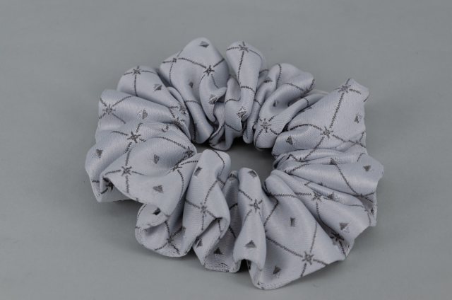 Equi-Jewel by Emily Galtry EJS-45 Silver Grey Diamond Scrunchie