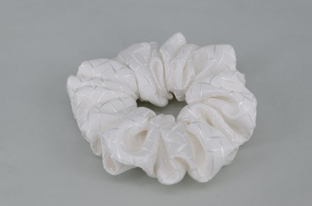 Equi-Jewel by Emily Galtry EJS-48 Geneva White Scrunchie