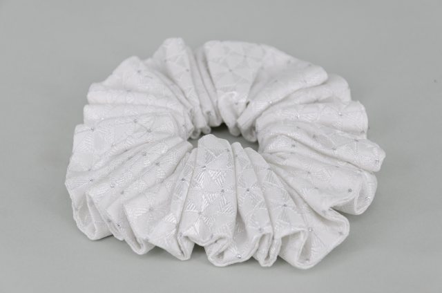Equi-Jewel by Emily Galtry EJS-51 Hamburg White Scrunchie