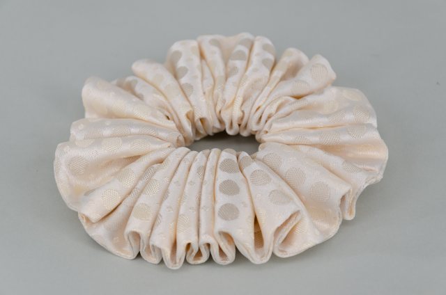 Equi-Jewel by Emily Galtry EJS-55 Cream Circle Scrunchie