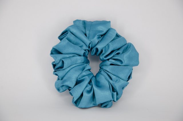 Equi-Jewel by Emily Galtry (05) Aqua Single Colour Scrunchie