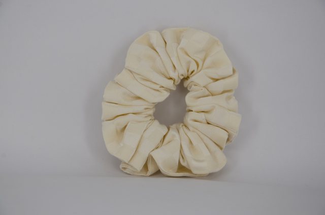 Equi-Jewel by Emily Galtry EJS-09 Cream Square Scrunchie