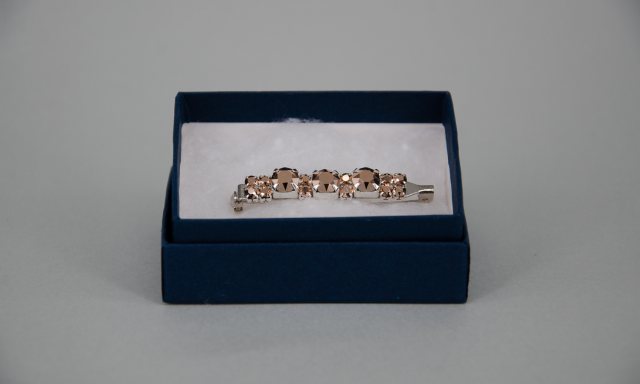 Equi-Jewel by Emily Galtry Stock Pin - 6mm & 3mm Rose Gold Crystals