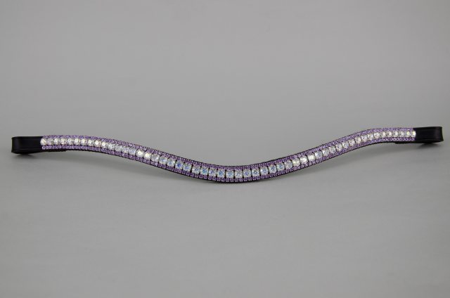 Equi-Jewel by Emily Galtry 6mm White Patina Crystals & 3mm Lilac Jewels