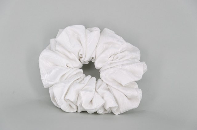 Equi-Jewel by Emily Galtry EJS-29 White Diamond Waffle Effect Scrunchie