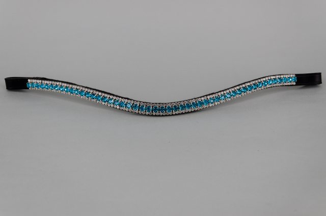 Equi-Jewel by Emily Galtry 6mm Acid Blue, 3mm Clear Jewels