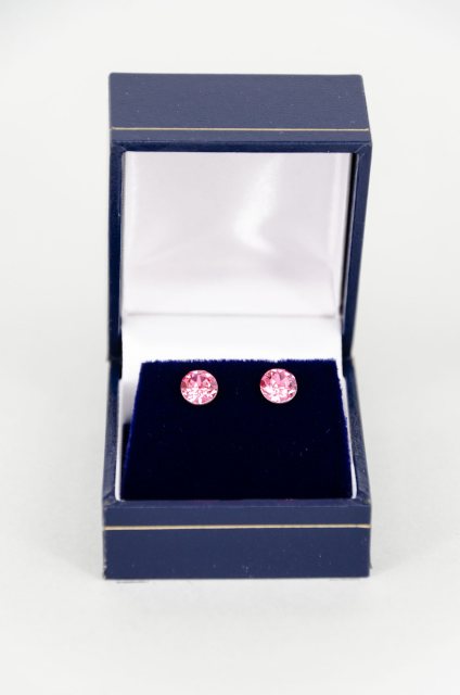 Equi-Jewel by Emily Galtry Earrings - Xirius Crystal Round Stud - Rose