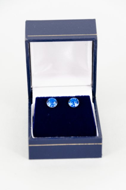 Equi-Jewel by Emily Galtry Earrings - Xirius Crystal Round Stud - Capri