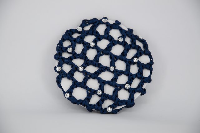 Equi-Jewel by Emily Galtry Navy Bun Net with Clear Swarovski Crystals