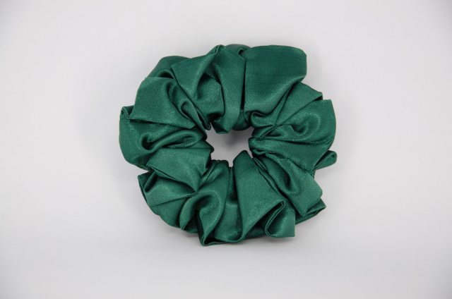 Equi-Jewel by Emily Galtry (07) Dark Green Single Colour Scrunchie