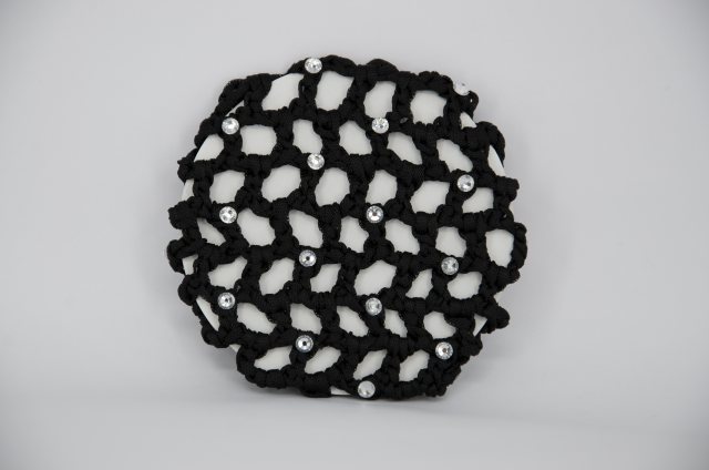 Equi-Jewel by Emily Galtry Black Bun Net with Clear Swarovski Crystals