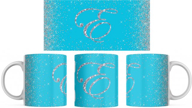 Equi-Jewel by Emily Personalised Glitter Initial Mug