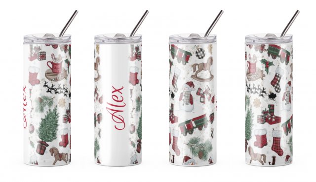 Equi-Jewel by Emily Personalised Christmas Name 20oz Hot &/or Cold Tumbler