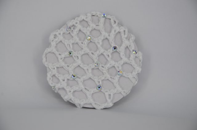 Equi-Jewel by Emily Galtry White Bun Net with AB Swarovski Crystals