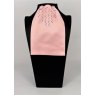 "BLING" (22) Baby Pink Contrast Colour Middle with Pink AB & Clear Crystals