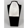 "BLING" (32) White Contrast Colour Middle with Pink AB & Navy Crystals