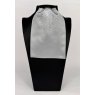 "BLING" (10) Mid Grey Contrast Colour Middle with Clear Crystals