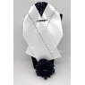 "BLING" Set with Navy & Clear Crystals & Pearls