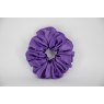 (14) Bright Purple Single Colour Scrunchie