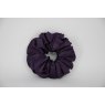 (16) Dark Purple Single Colour Scrunchie
