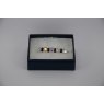 6mm & 3mm AB with 3mm Burgundy Jewels Stock Pin