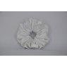 (33) Bright White Single Colour Scrunchie