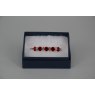 Stock Pin - 6mm & 3mm Red with 3mm Clear Jewels