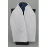 EJS-01 White Embossed Square with Navy (01) Fixed Middle