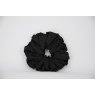 (43) Black Paisley Single Colour Scrunchie