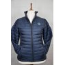 Equi-Jewel 'Classic Collection' Ladies Padded Jacket - Navy with EJ Logo in Silver Grey on Front