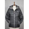 Equi-Jewel by Emily Galtry Equi-Jewel 'Classic Collection' Ladies Hooded Padded Jacket - Space Grey with EJ Logo in Silver Grey on Front