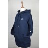 Equi-Jewel by Emily Galtry Equi-Jewel 'Classic Collection' Ladies Hooded Sweatshirt - Navy with EJ Logo in Silver Grey on Front