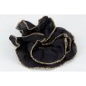 Black Chiffon Scrunchie