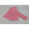 Pink with White Dot Tie Your Own Stock