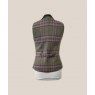 Ex-Demo Equi-Jewel by Emily Tweed Waistcoat - Cairngorm Meadow Tweed with Faux Suede Bottle Green Full Collar and Trim - UK SIze 8