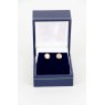 Earrings - Xirius Crystal Round Stud - Rose Gold