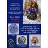 Equi-Jewel by Emily Galtry Gift Set 1 - 1 x Crochet Bun Net with Clear or AB Jewels, 1 x Single Colour Scrunchie and 1 x Pack of 2 Hair Nets
