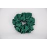 (07) Dark Green Single Colour Scrunchie